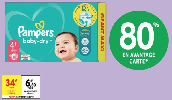 intermarché pampers