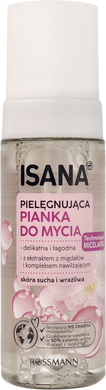 isana egg pianka do mycia twarzy