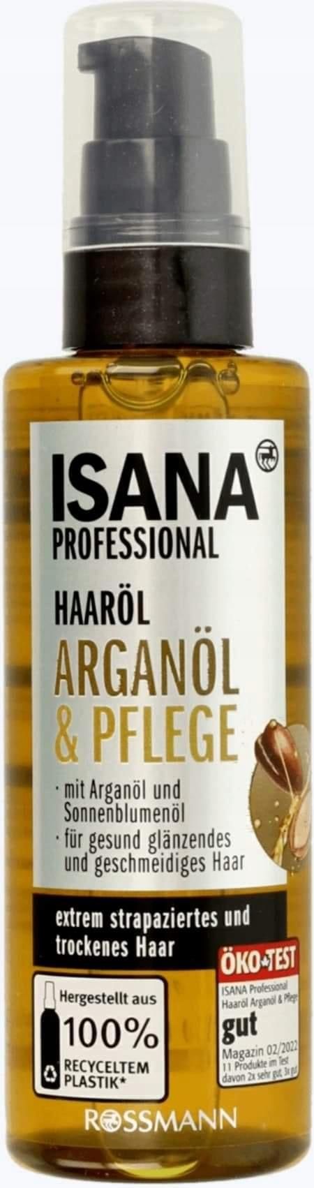 isana hair professional olejek do włosów 100ml opinie