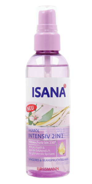 isana intensiv 2in1 olejek do włosów 100 ml opinie