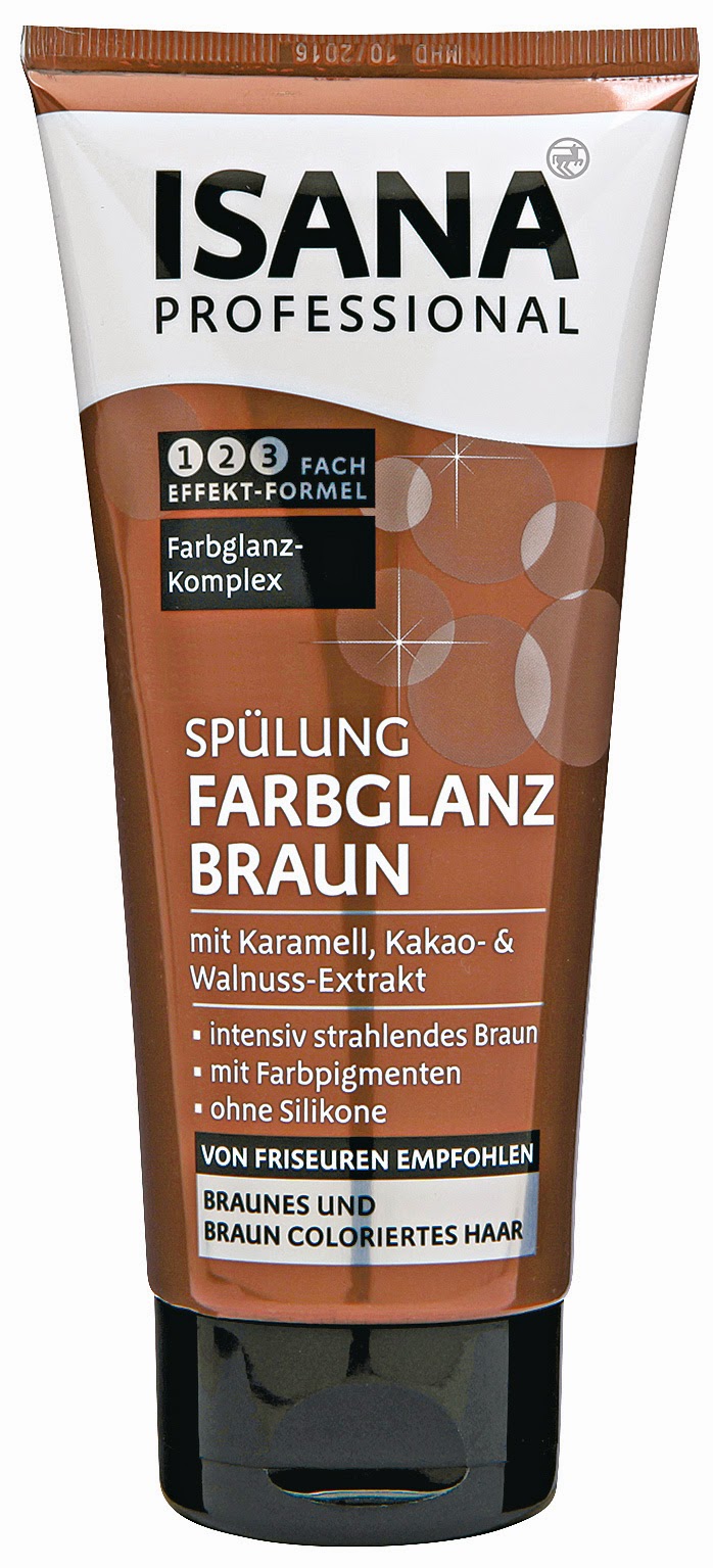 isana professional odżywka do włosów brown color shine 200ml kwc