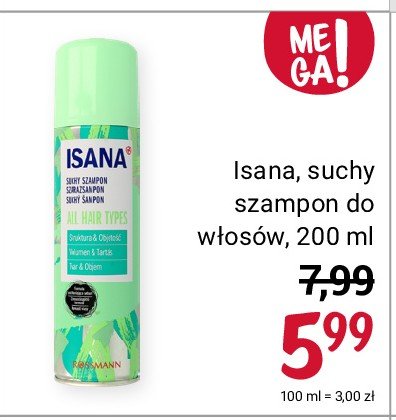 isana suchy szampon struktura