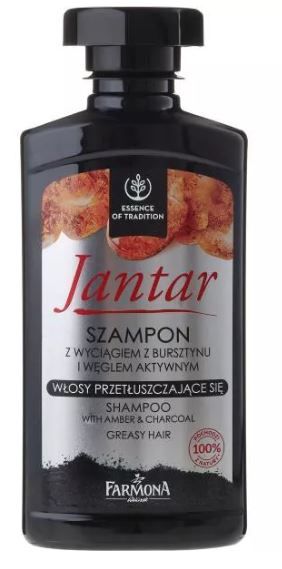 jantar medica szampon enzymatyczny 330 ml włosy przetłuszczające się