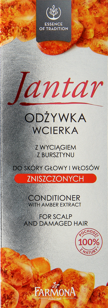 jantar odżywka regenreacyjna do skóry głowy i włosów zniszczonych