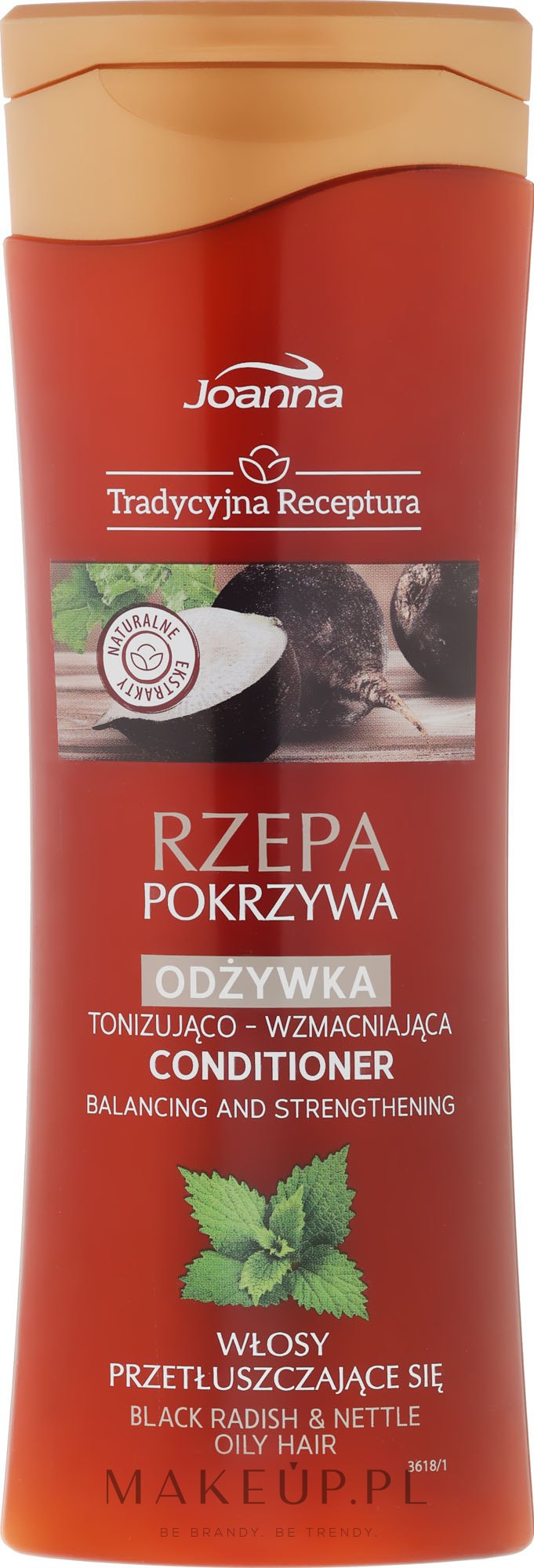 joanna tradycyjna receptura szampon odżywka rzepa i pokrzywa 300ml