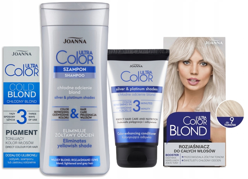 joanna ultra color odżywka do włosów koloryzująca chłodne odcienie blond