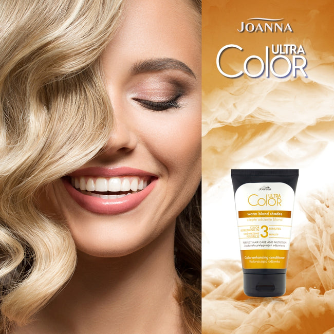 joanna ultra color odżywka do włosów koloryzująca ciepłe odcienie blond