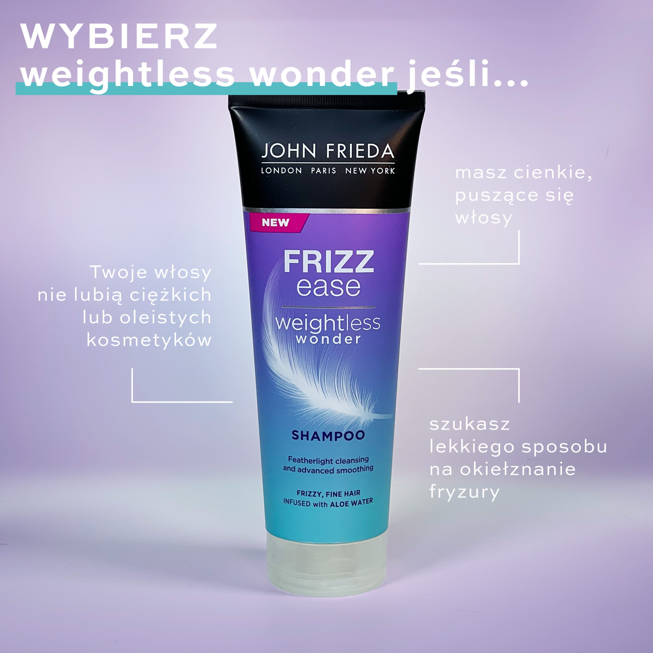 john frieda szampon frizz ease przeciw puszeniu