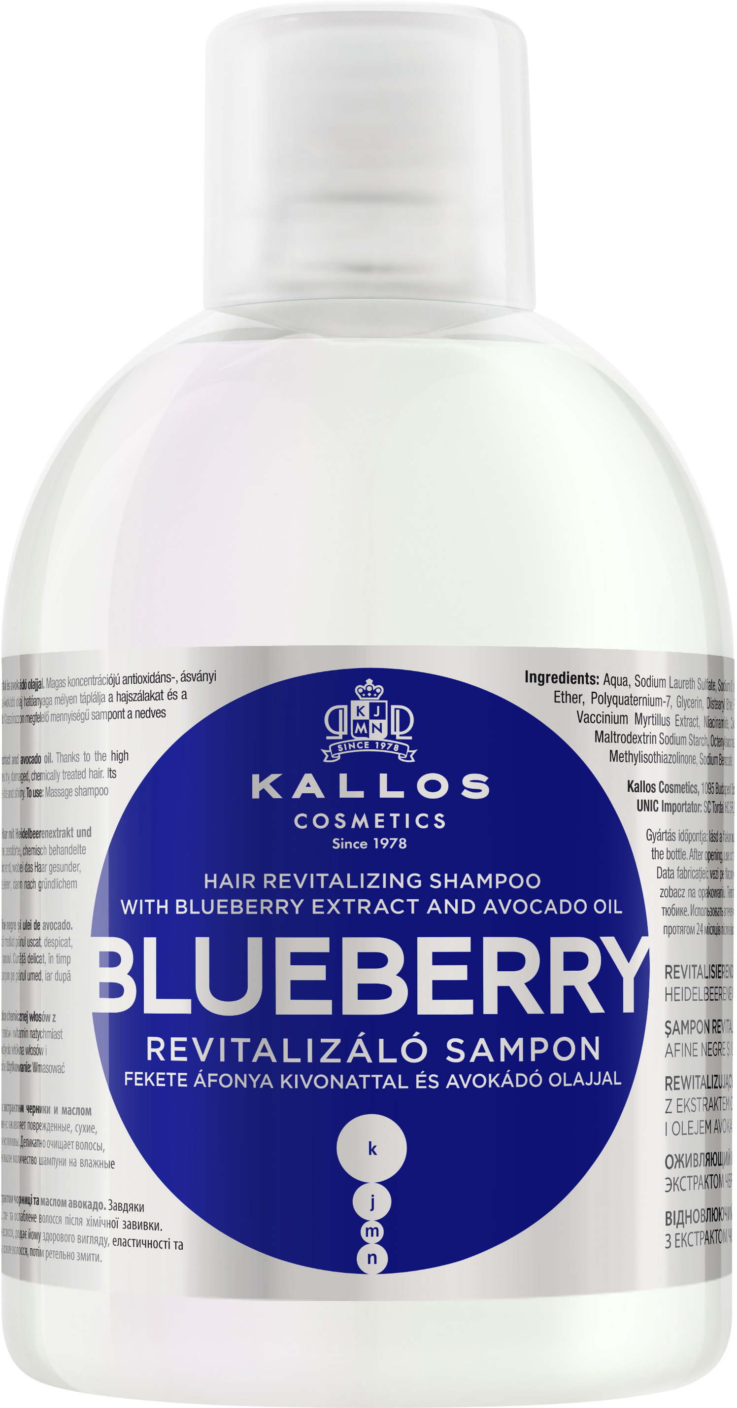 kallos blueberry szampon skład