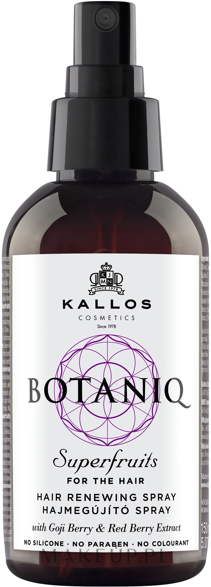 kallos botaniq superfruits szampon skład