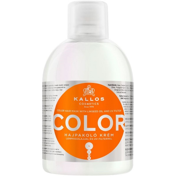 kallos color szampon do włosów farbowanych 1000ml