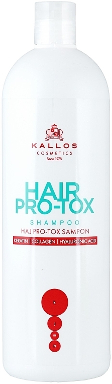 kallos hair pro-tox szampon do włosów 1000 ml