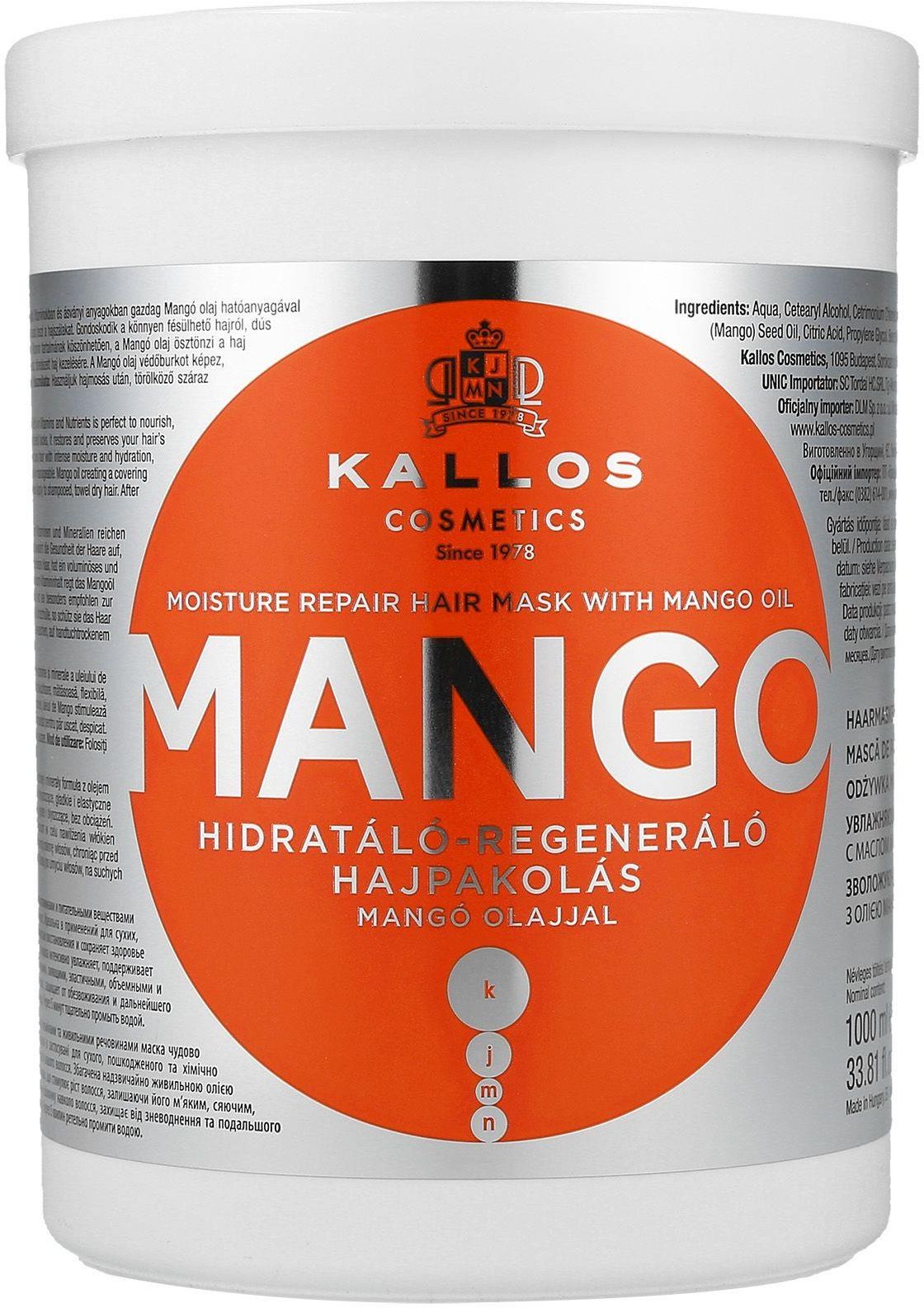 kallos odżywka do włosów mango