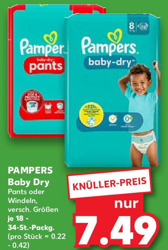 kaufland pampers 34