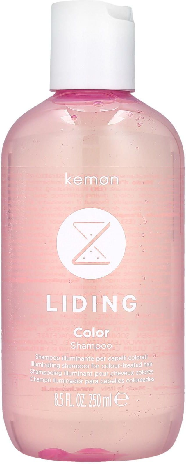 kemon liding color rozświetlający szampon do włosów farbowanych 250ml