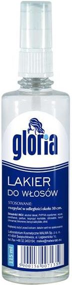 lakier do włosów gloria spray