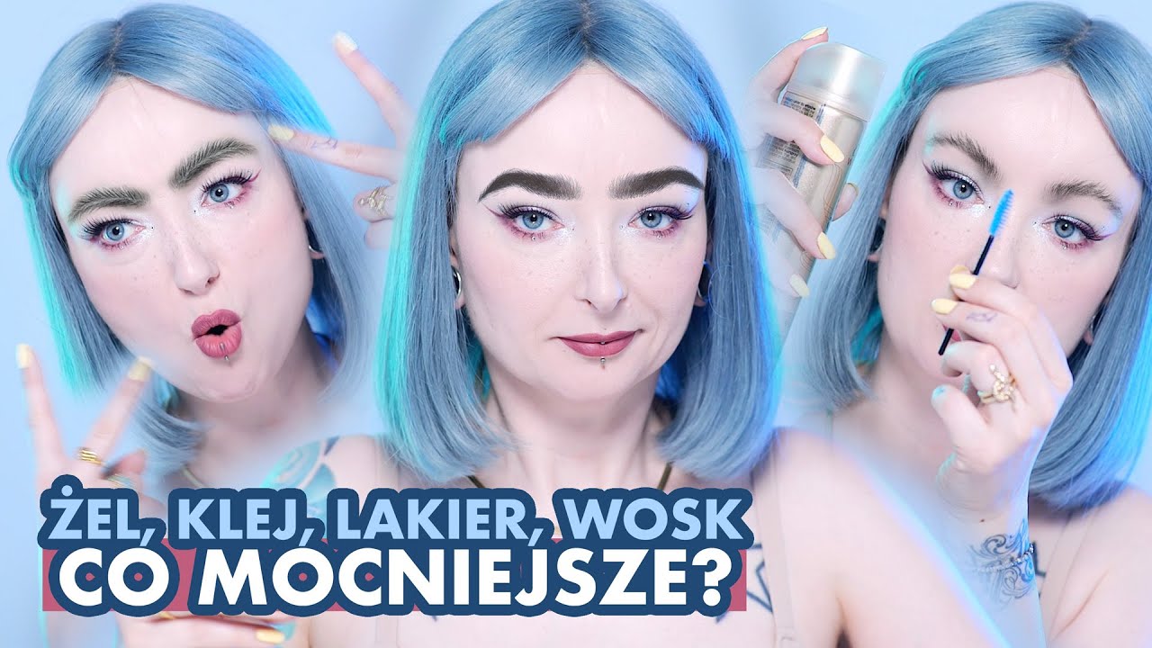 lakier do włosów na brwi