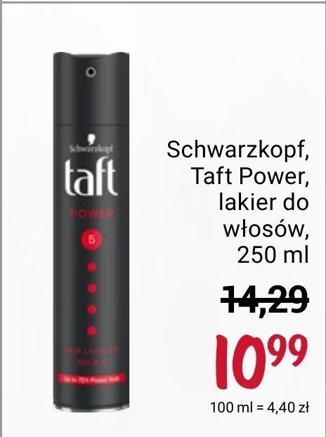 lakier do włosów rossmann promocja