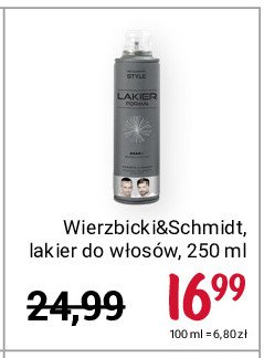 lakier do włosów wierzbicki schmidt