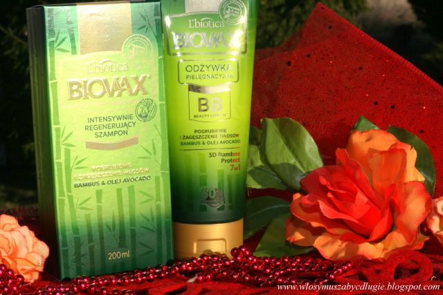 lbiotica biovax bb beauty benefit odżywka do włosów przetłuszczających się