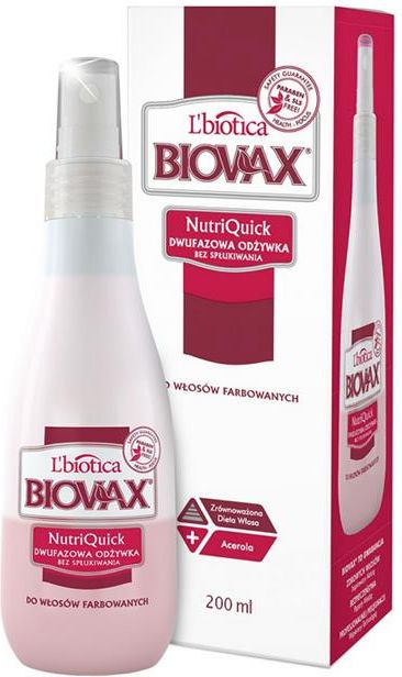 lbiotica biovax nutriquick odżywka do włosów przetłuszczających się