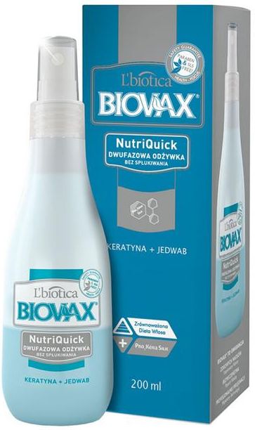 lbiotica biovax nutriquick odżywka do włosów słabych i wypadających 200ml