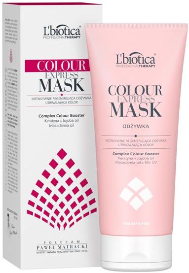 lbiotica express mask colour professional therapy odżywka do włosów 200ml