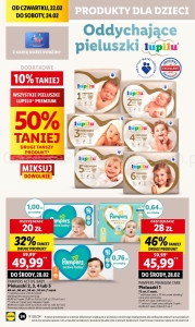 lidl pieluchy pampers w ciągłej sprzedaży