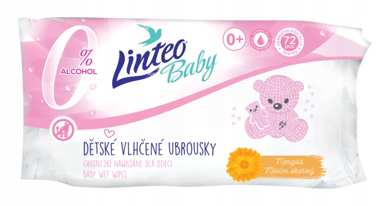 linteo baby chusteczki nawilżane soft & cream 72 szt srokao