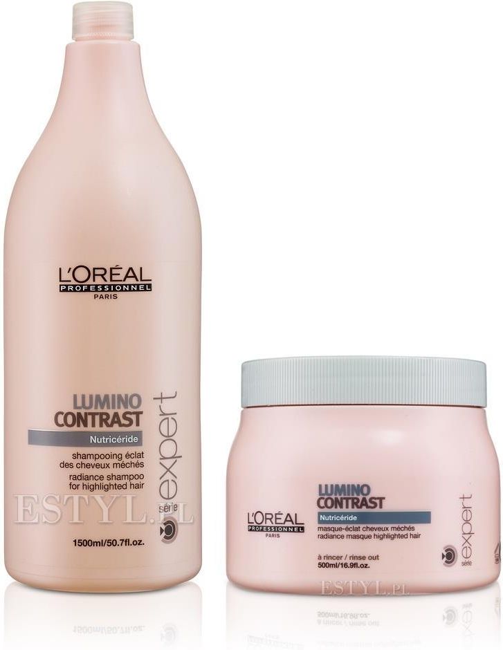 loreal lumino contrast szampon do włosów z pasemkami 1500ml