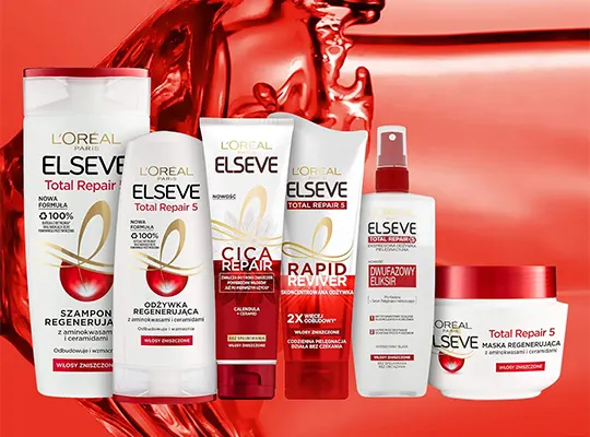 loreal paris elseve total repair 5 szampon regenerujący do włosów