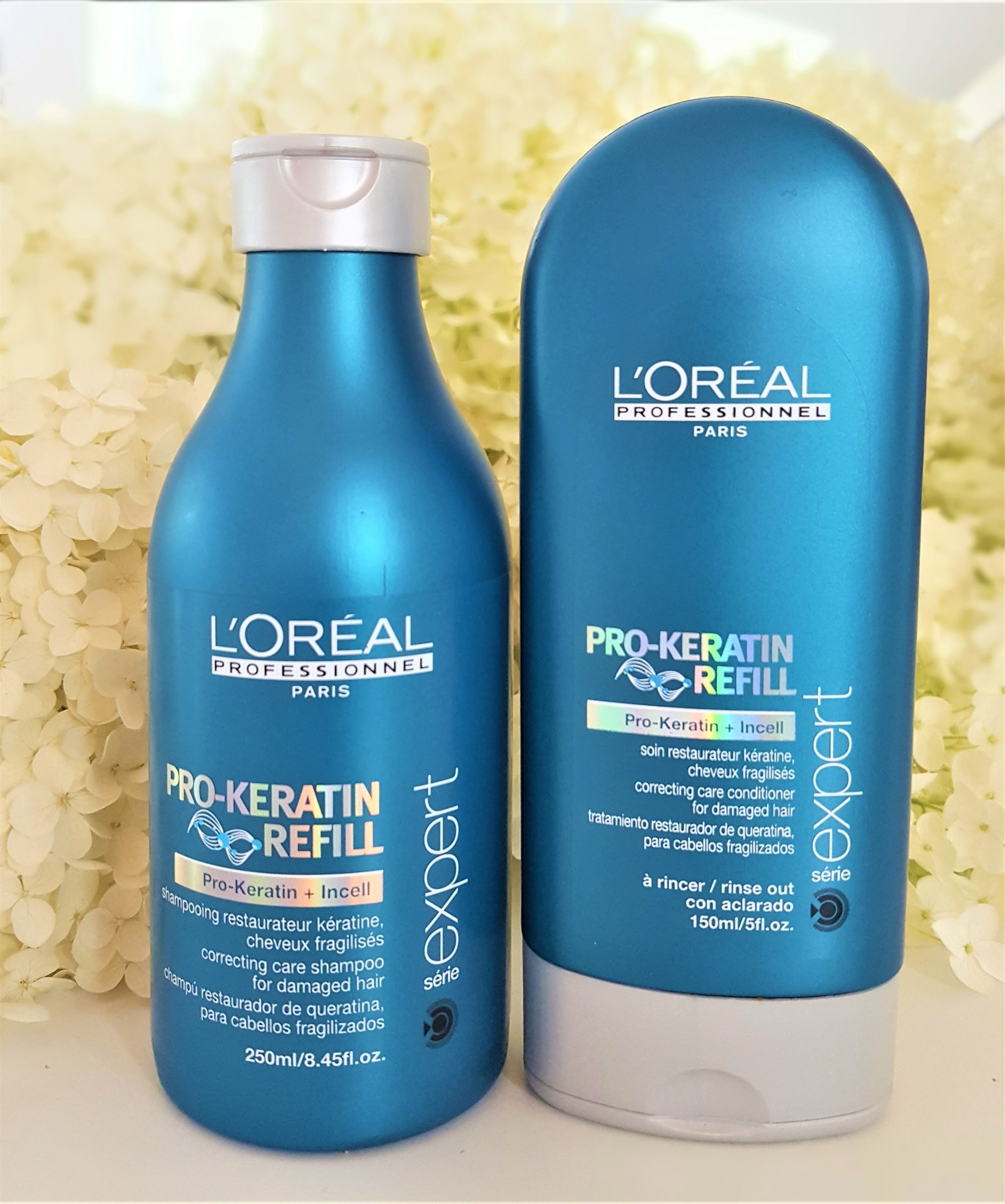 loreal pro keratin keratyna szampon odżywka