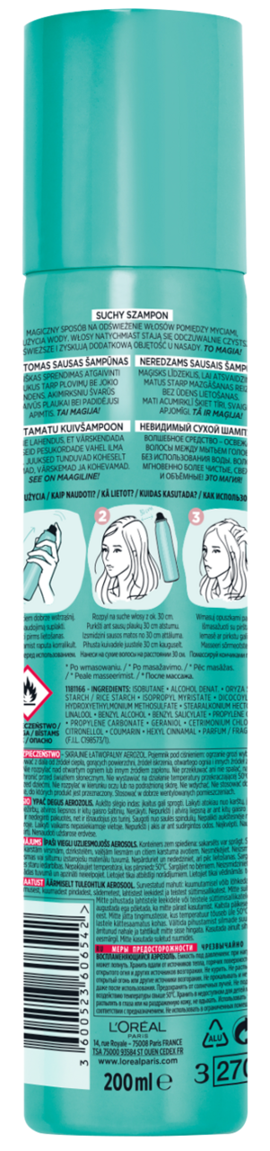 loreal suchy szampon rossmann