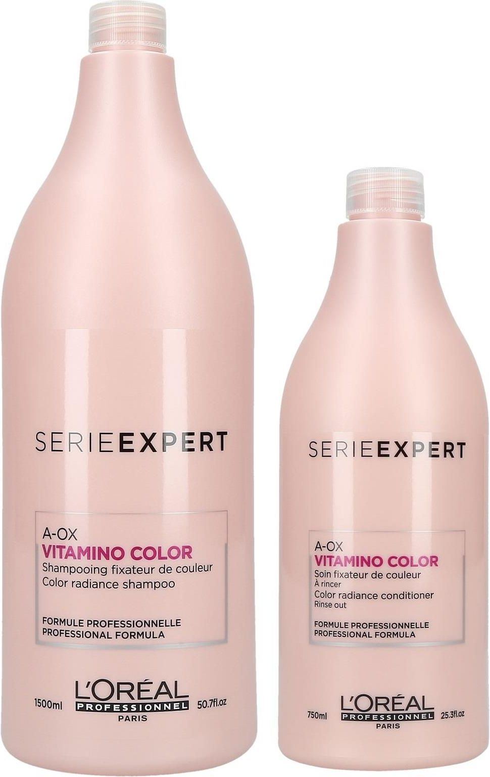 loreal vitamino color aox szampon 1500 odżywka 750