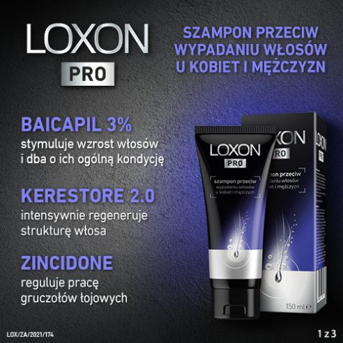 loxon szampon wzmacniający dla mężczyzn 150 ml opinie