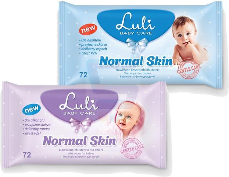 luli baby care nawilżane chusteczki