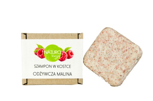 malinowy szampon w kostce