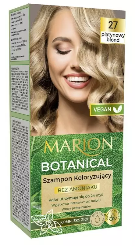 marion szampon koloryzujący platynowy blond