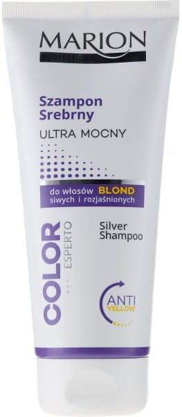 marion szampon srebrny ultra mocny włosy blond 200ml wizaz