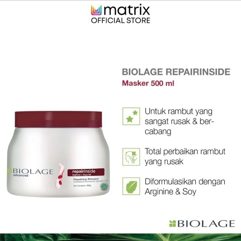 matrix biolage advanced repairinside odbudowująca maska do włosów zniszczonych