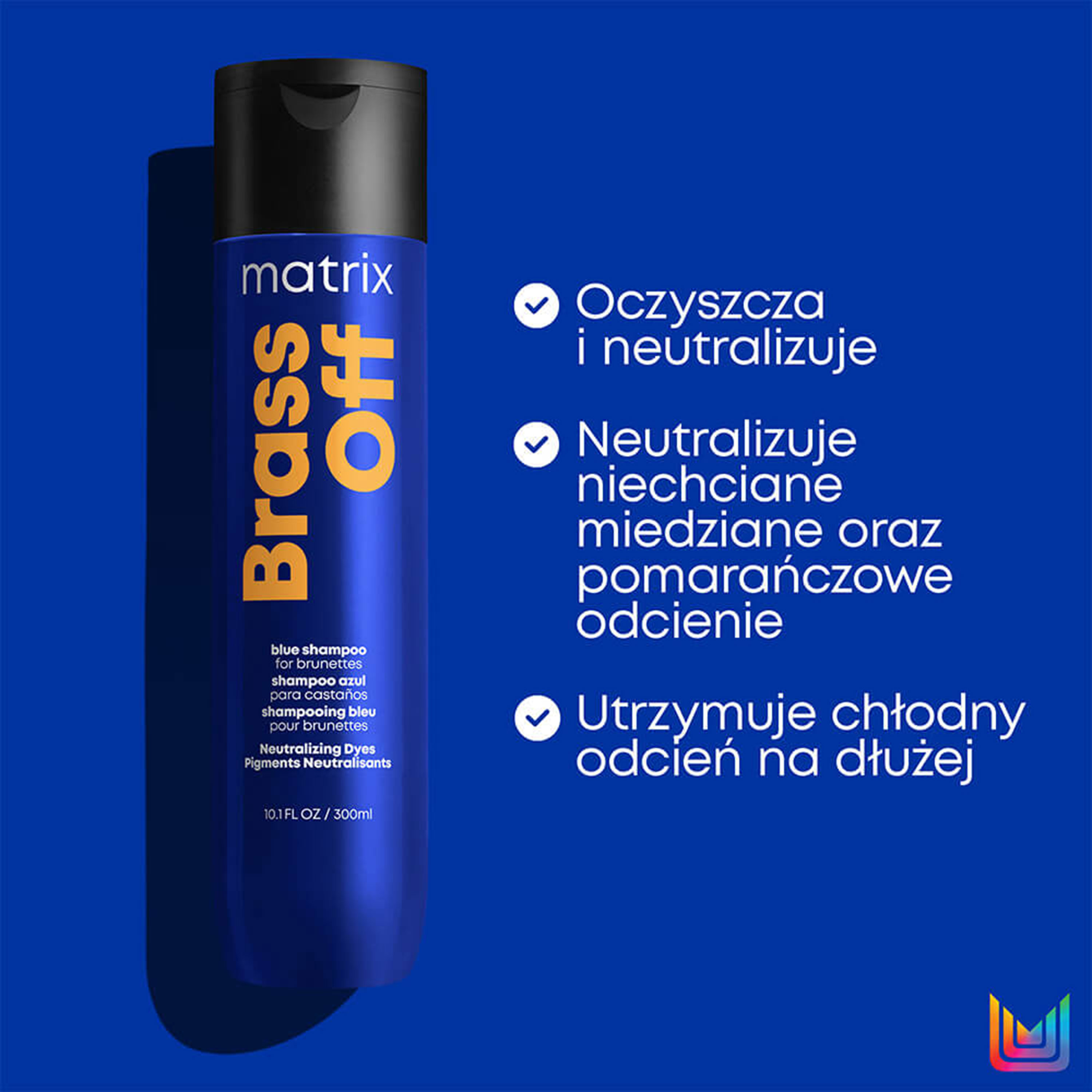 matrix brass off szampon ochładzający odcień wizaz