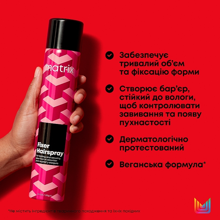 matrix style fixer finishing hairspray 400ml w lakier do włosów