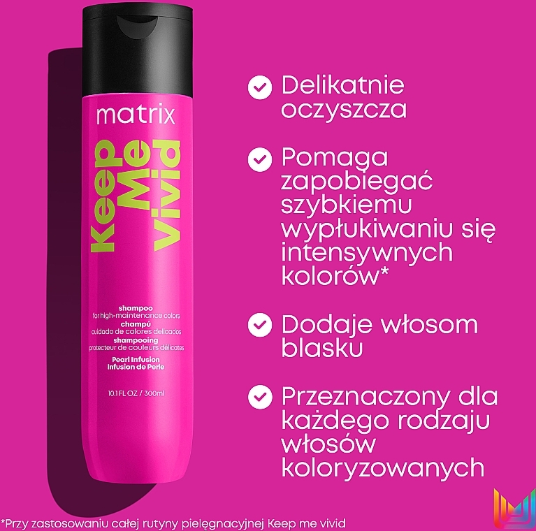 matrix szampon do fsrbowanych wlosow rozowy