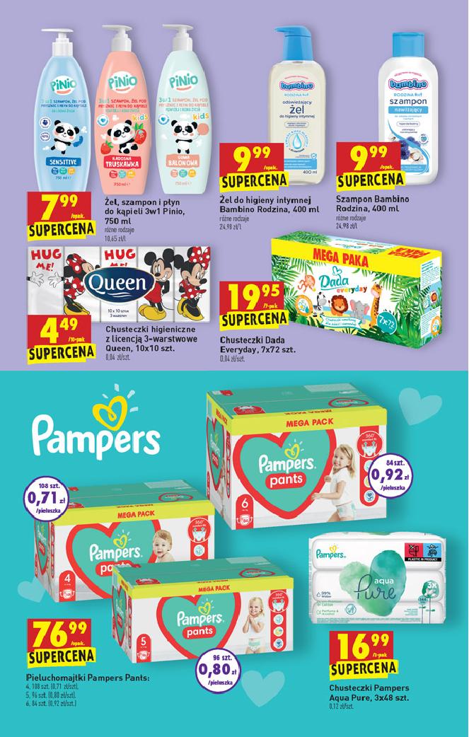 mega paka pampers biedronka