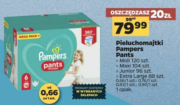 megapak pampers 4 netto