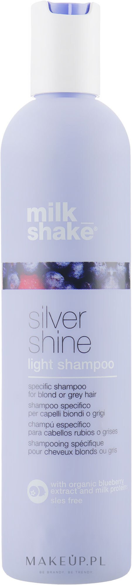 milk shake silver shine szampon do włosów blond i siwych