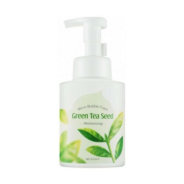 missha super seed nawilżająca pianka green tea 150ml