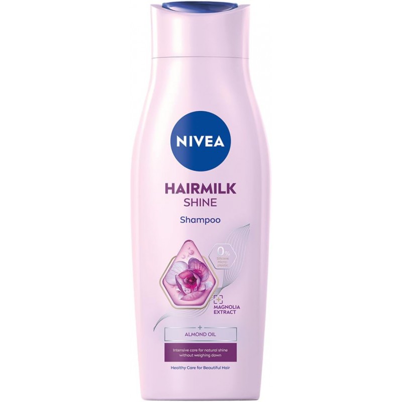 mleczny szampon wyzwalający blask nivea hairmilk shine