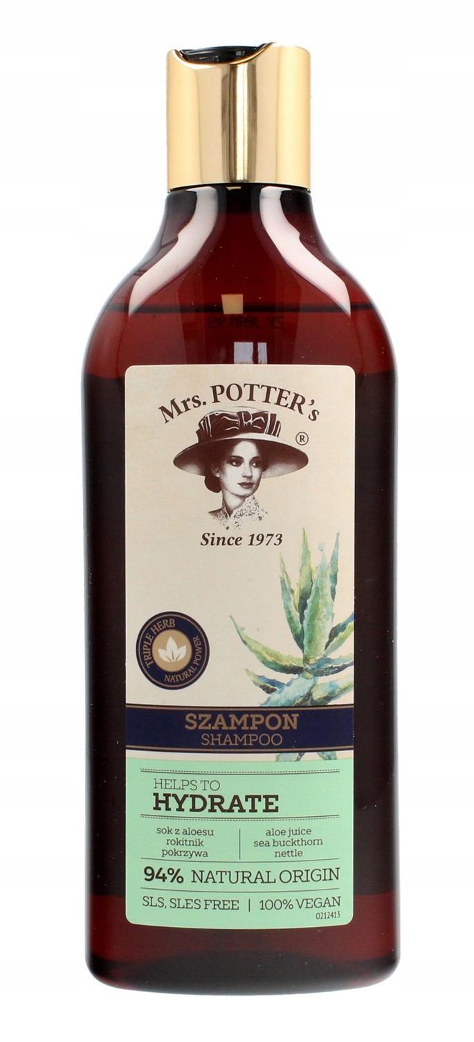 mrs potters triple grain szampon do włosów zniszczonych regenerate 390ml