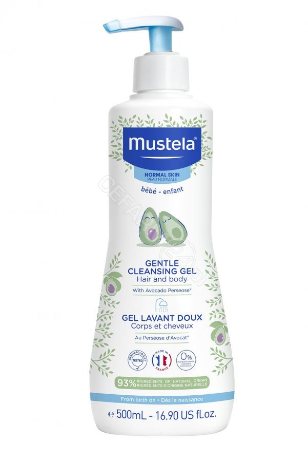 mustela bebe 2w1 żel do mycia plus szampon